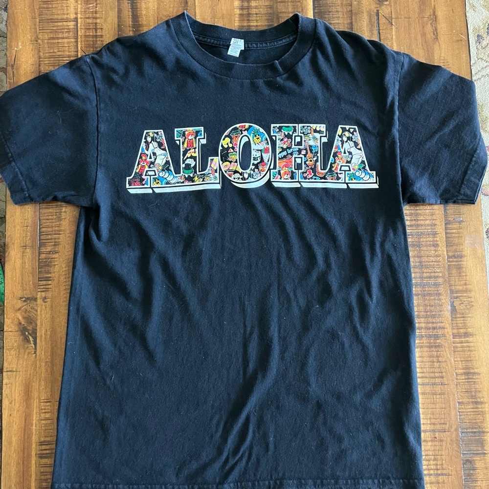 ALOHA Black Risqué print size Medium AMMDI good condition